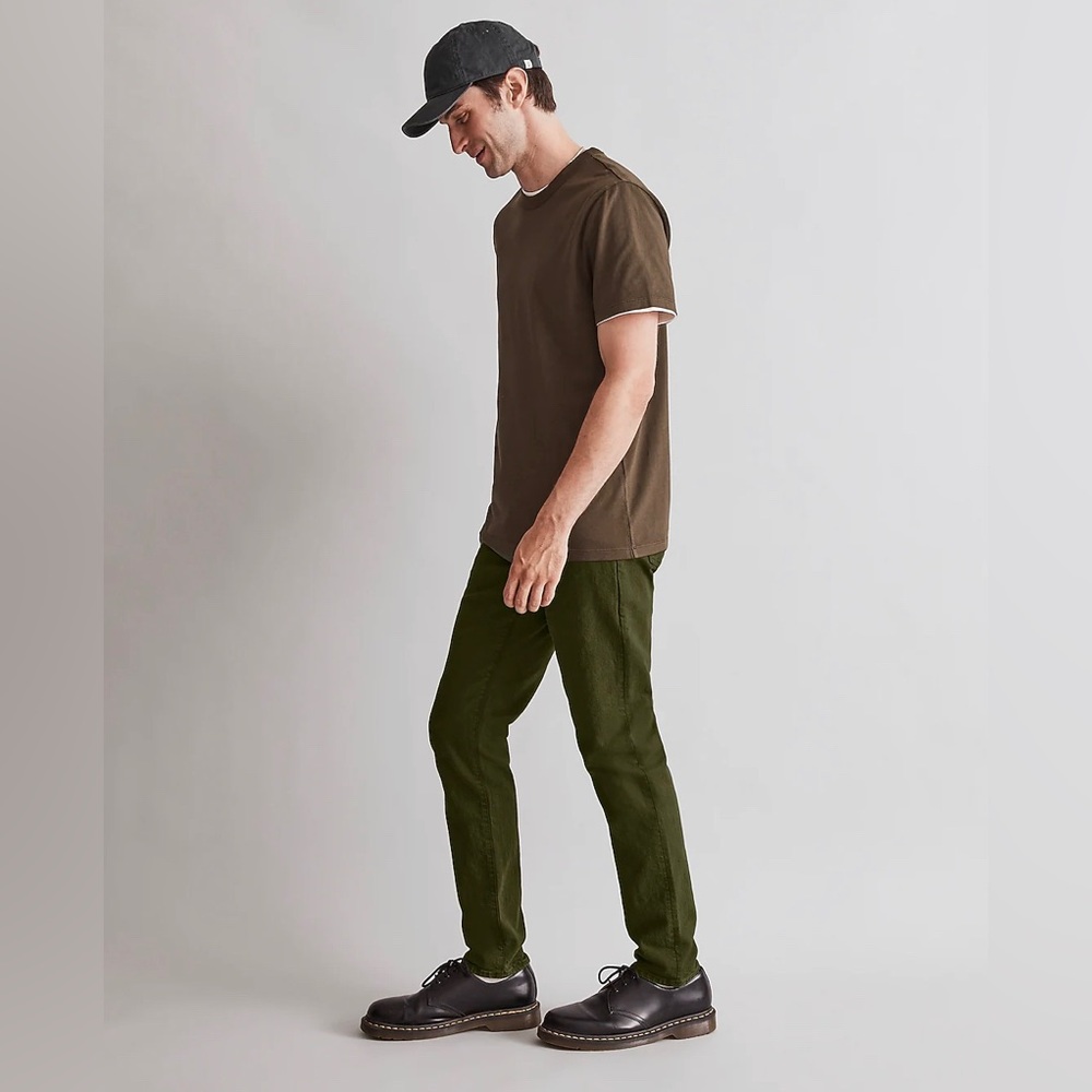 NWT Madewell Mens Garment-Dyed Slim Jeans, size 32/30, NG305 - Picture 6 of 8